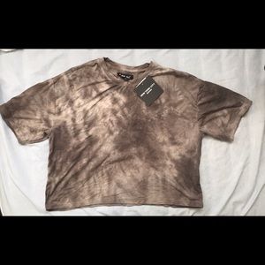 Tie-dyed active top/ crop top/ yoga top